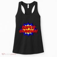 Super Grandma Comic Book Style Gift Superhero Women's Tank Top thumb 0