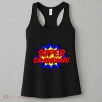 Super Grandma Comic Book Style Gift Superhero Women's Tank Top thumb 3