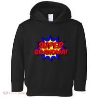 Super Grandma Comic Book Style Gift Superhero Toddler Hoodie thumb 0