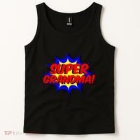 Super Grandma Comic Book Style Gift Superhero Tank Top thumb 2
