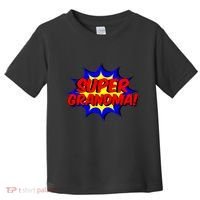Super Grandma Comic Book Style Gift Superhero Toddler T-Shirt thumb 0