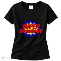 Super Grandma Comic Book Style Gift Superhero Women's T-Shirt thumb 0