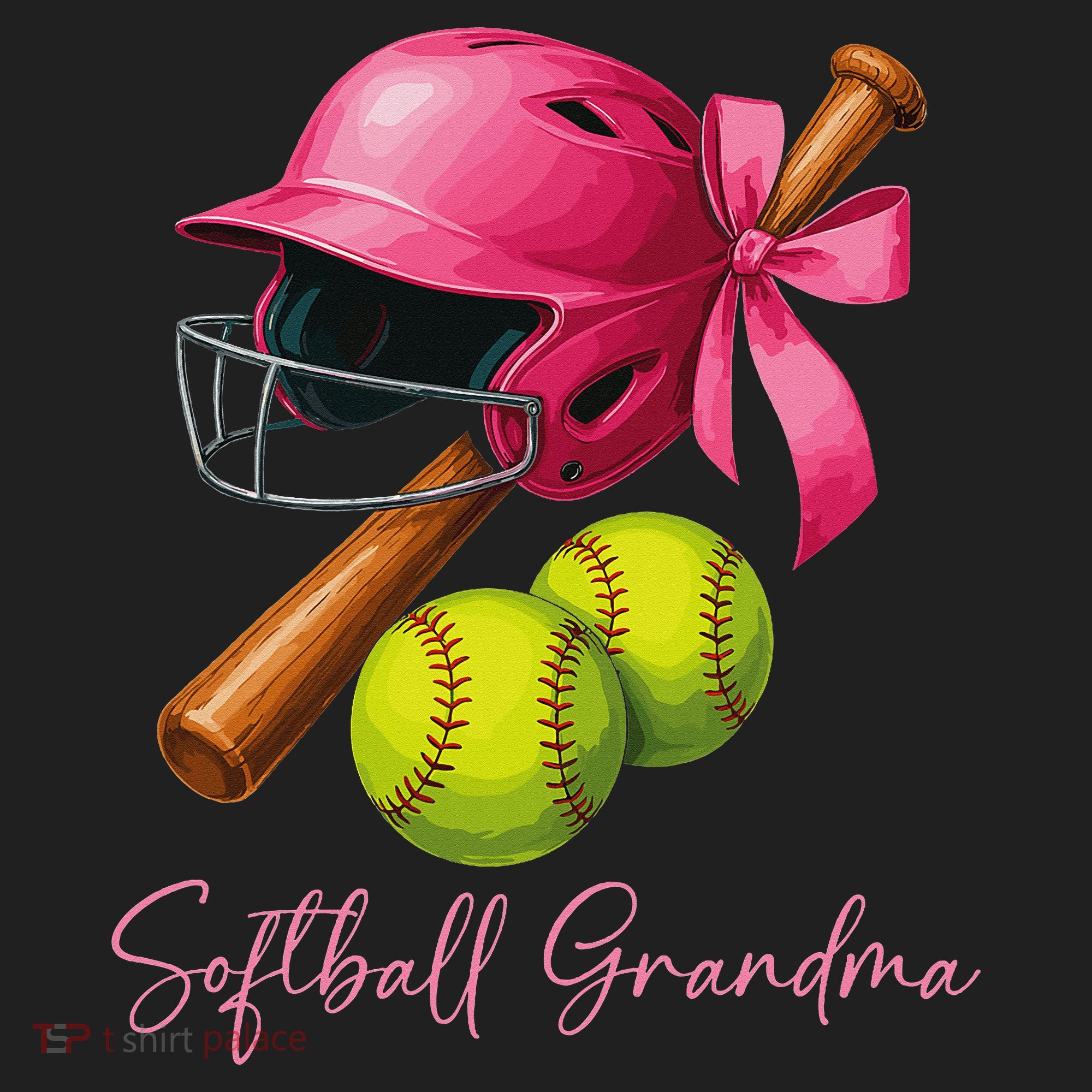Softball Grandma Coquette Bow Funny Bow Softball Grandma Tumbler
