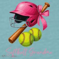 Softball Grandma Coquette Bow Funny Bow Softball Grandma Sueded Cloud Jersey T-Shirt thumb 2