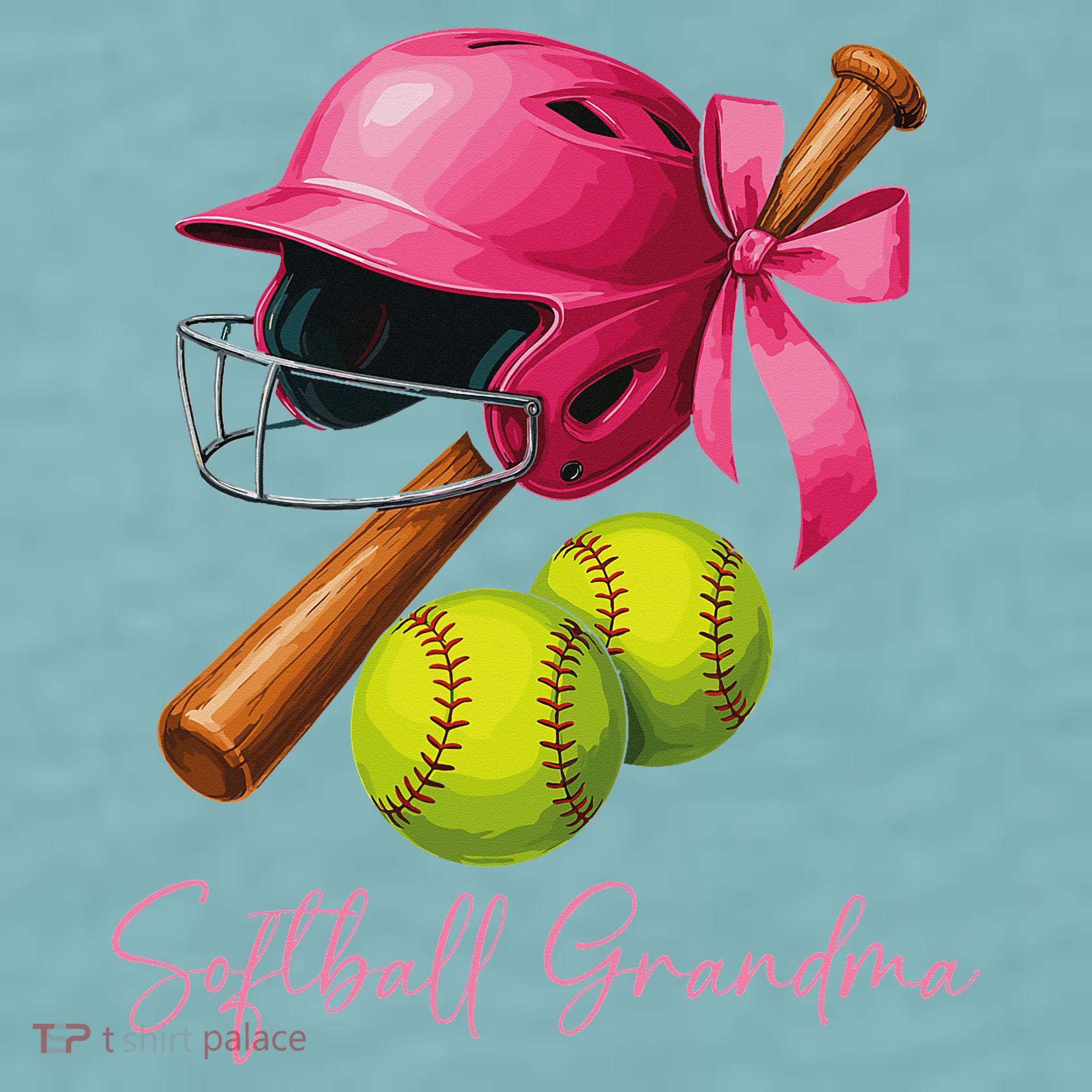 Softball Grandma Coquette Bow Funny Bow Softball Grandma Sueded Cloud Jersey T-Shirt