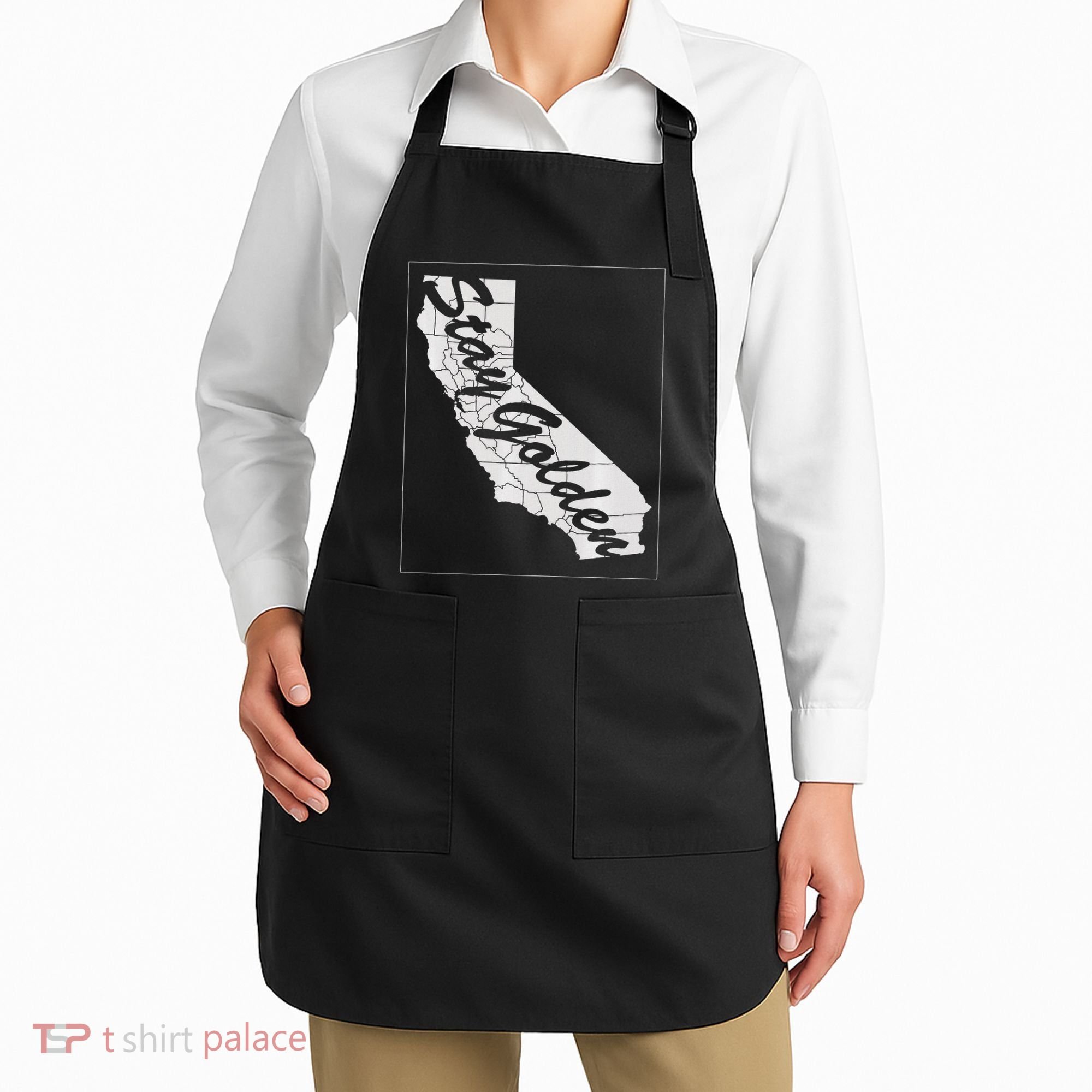 Stay Golden California State Apron