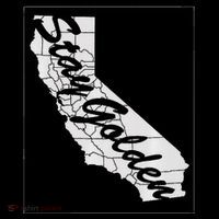 Stay Golden California State Ornament thumb 1
