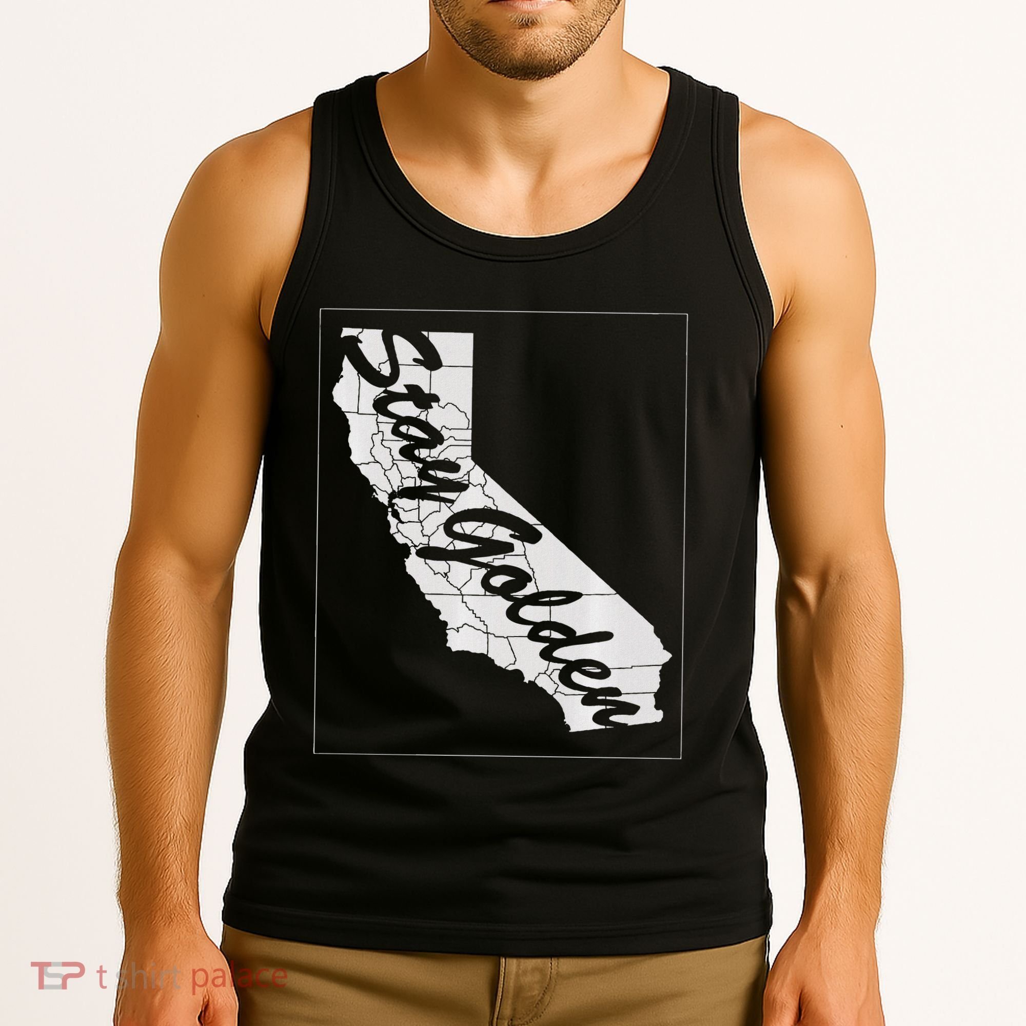 Stay Golden California State Tank Top