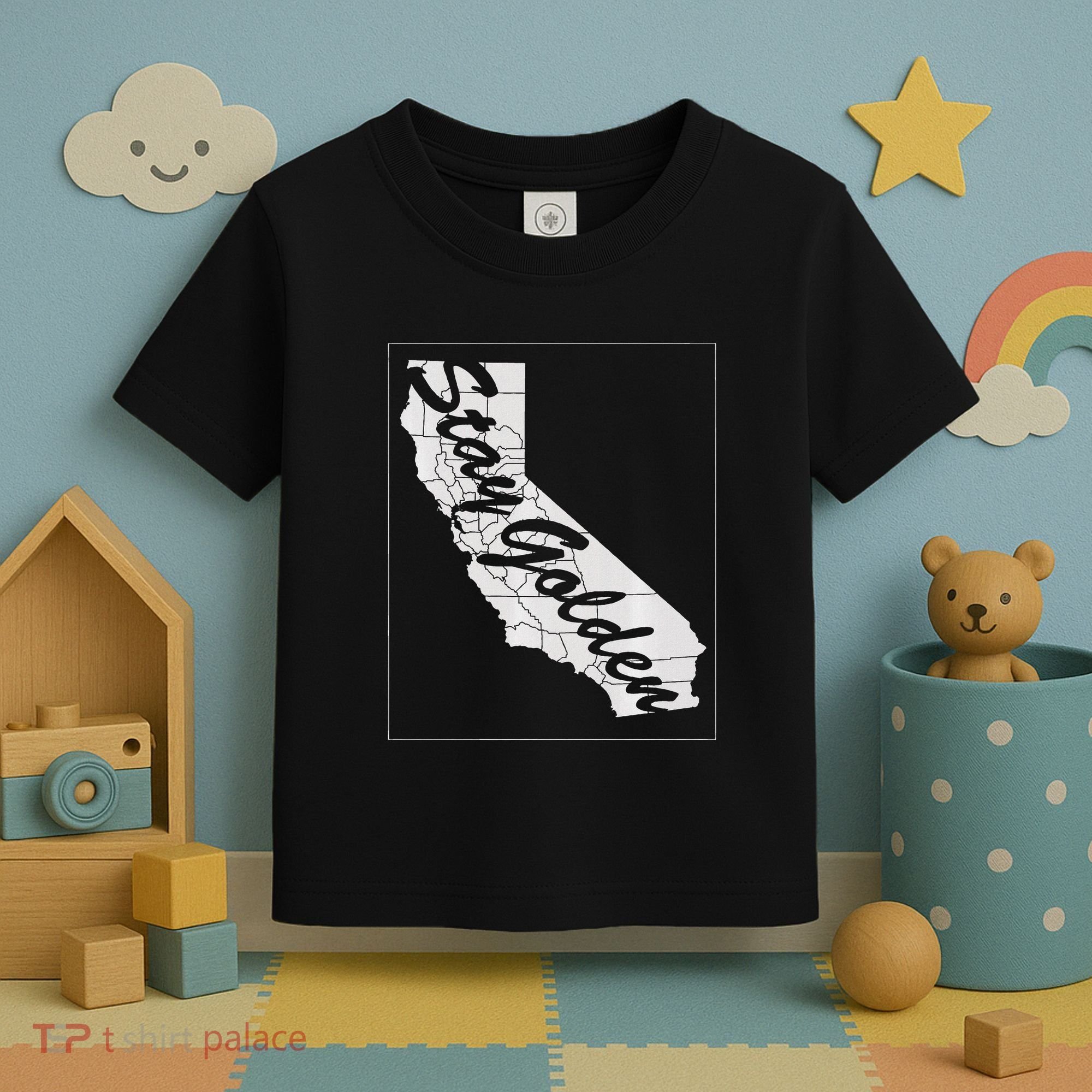 Stay Golden California State Toddler T-Shirt