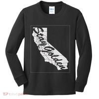 Stay Golden California State Kids Long Sleeve Shirt thumb 0
