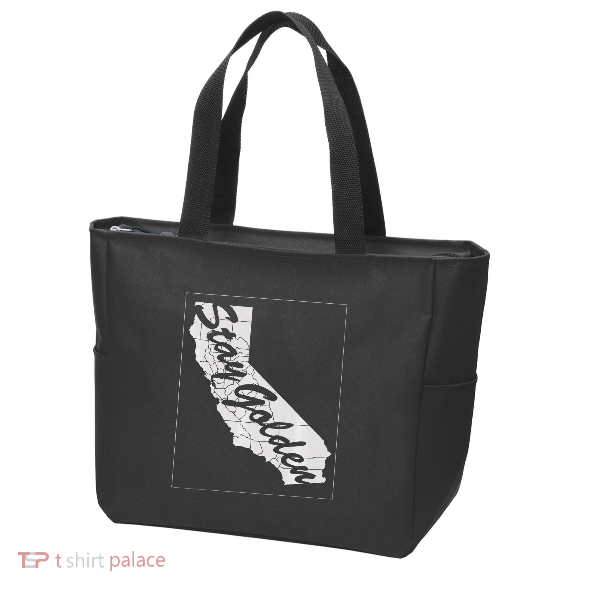 Stay Golden California State Tote Bag