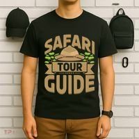 Safari Guide Costume Africa Zoo Outfit Safari T-Shirt thumb 6