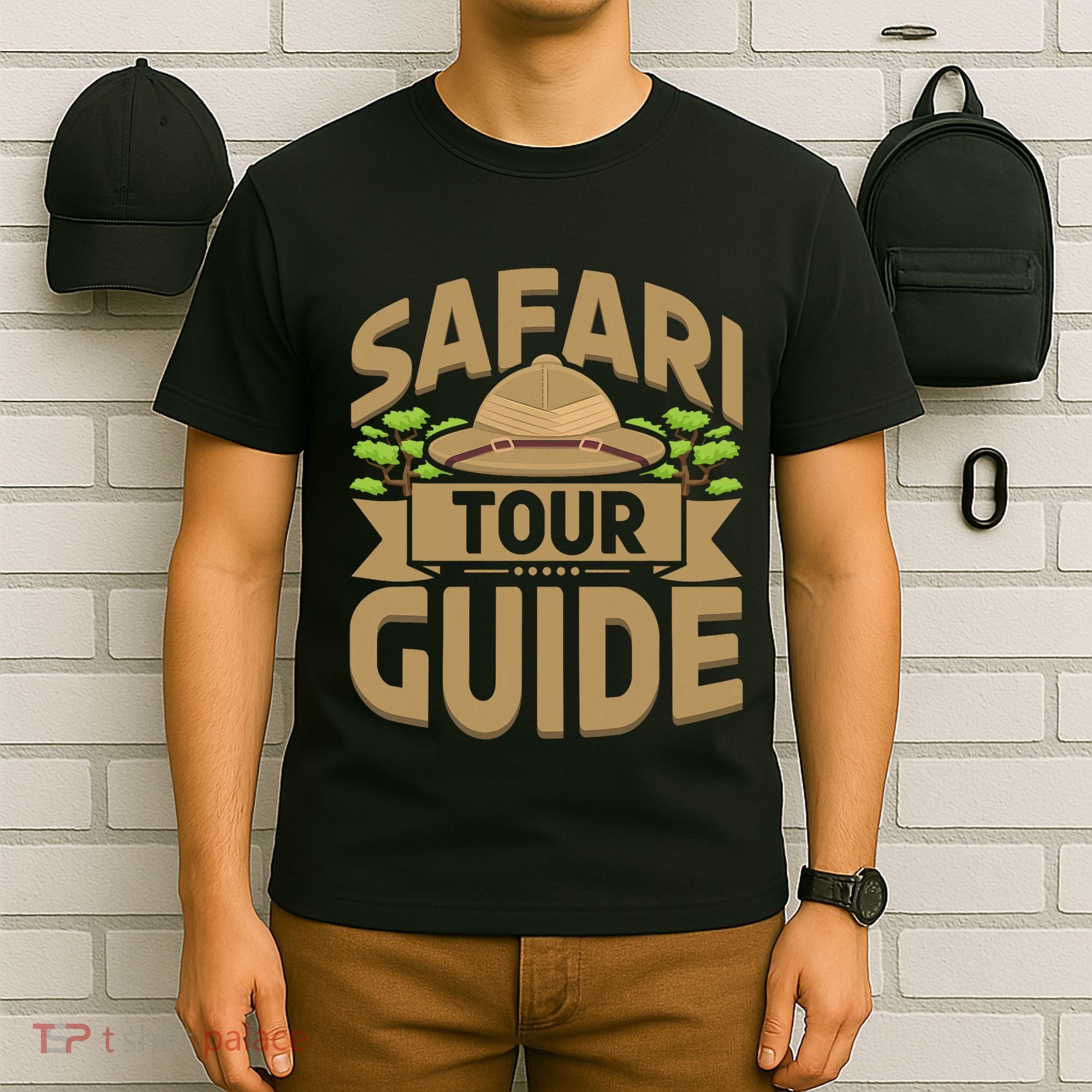 Safari Guide Costume Africa Zoo Outfit Safari T-Shirt