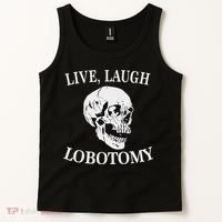 Soft Grunge Clothes Live Laugh Lobotomy Lobotomies Tank Top thumb 2