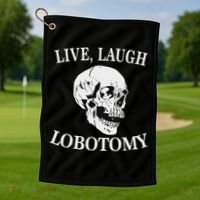 Soft Grunge Clothes Live Laugh Lobotomy Lobotomies Golf Towel thumb 1