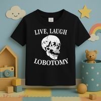 Soft Grunge Clothes Live Laugh Lobotomy Lobotomies Toddler T-Shirt thumb 3