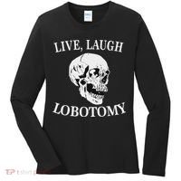 Soft Grunge Clothes Live Laugh Lobotomy Lobotomies Women's Long Sleeve Shirt thumb 0