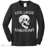 Soft Grunge Clothes Live Laugh Lobotomy Lobotomies Kids Long Sleeve Shirt thumb 0