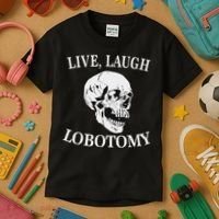 Soft Grunge Clothes Live Laugh Lobotomy Lobotomies Kids T-Shirt thumb 3