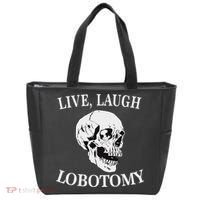 Soft Grunge Clothes Live Laugh Lobotomy Lobotomies Tote Bag thumb 0