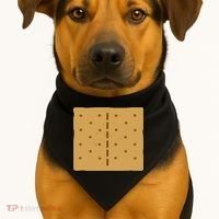 Smores Graham Cracker Group Halloween Costume USA-Made Doggie Bandana thumb 1