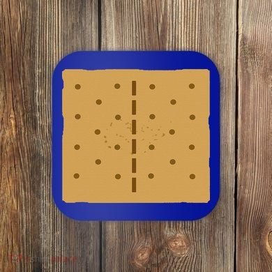 Smores Graham Cracker Group Halloween Costume Coaster