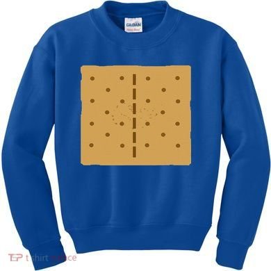 Smores Graham Cracker Group Halloween Costume Kids Sweatshirt