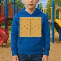 Smores Graham Cracker Group Halloween Costume Kids Hoodie thumb 2