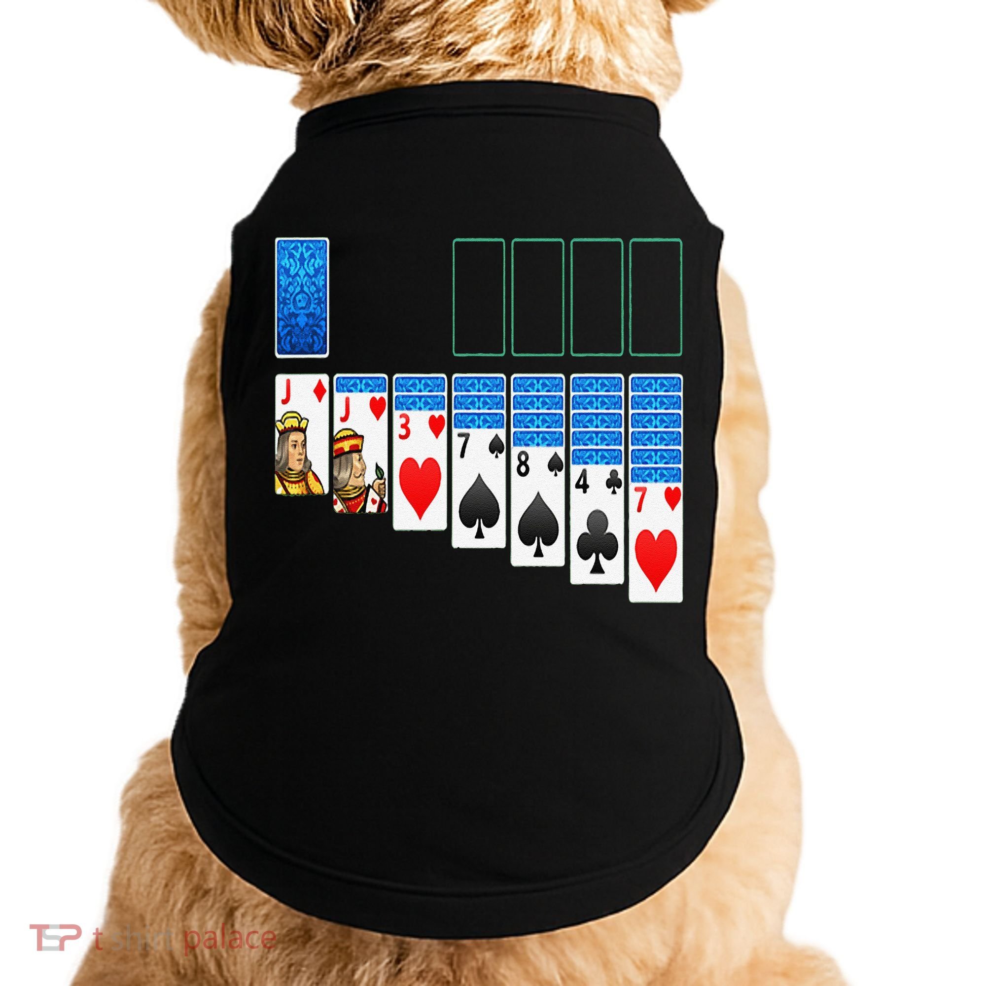 Solitaire Game Costume Board Games Halloween Costume Gift Doggie Tank