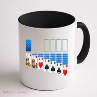 Solitaire Game Costume Board Games Halloween Costume Gift Coffee Mug thumb 1