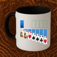 Solitaire Game Costume Board Games Halloween Costume Gift Coffee Mug thumb 2