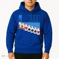 Solitaire Game Costume Board Games Halloween Costume Gift Hoodie thumb 2