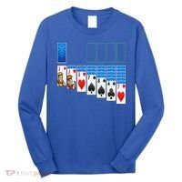 Solitaire Game Costume Board Games Halloween Costume Gift Long Sleeve Shirt thumb 0