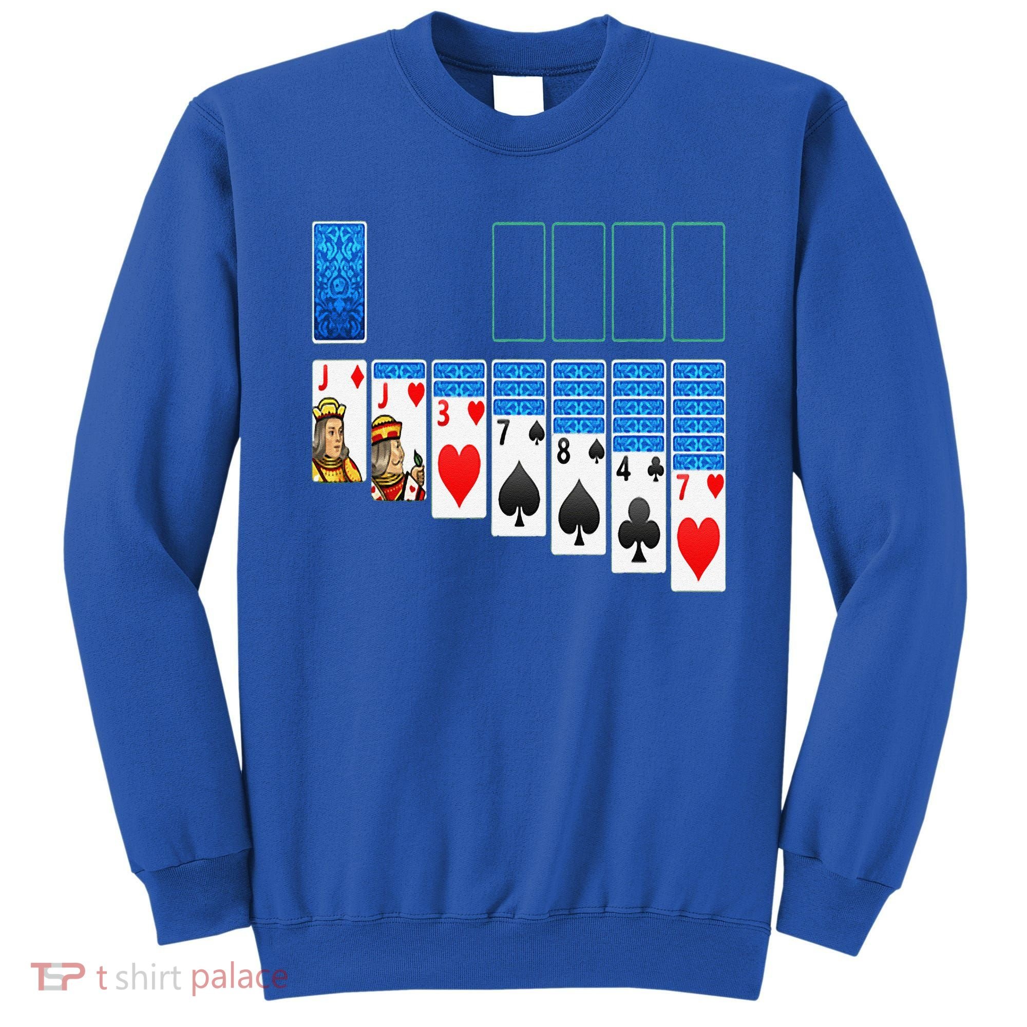 Solitaire Game Costume Board Games Halloween Costume Gift Sweatshirt
