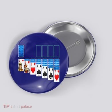 Solitaire Game Costume Board Games Halloween Costume Gift Button