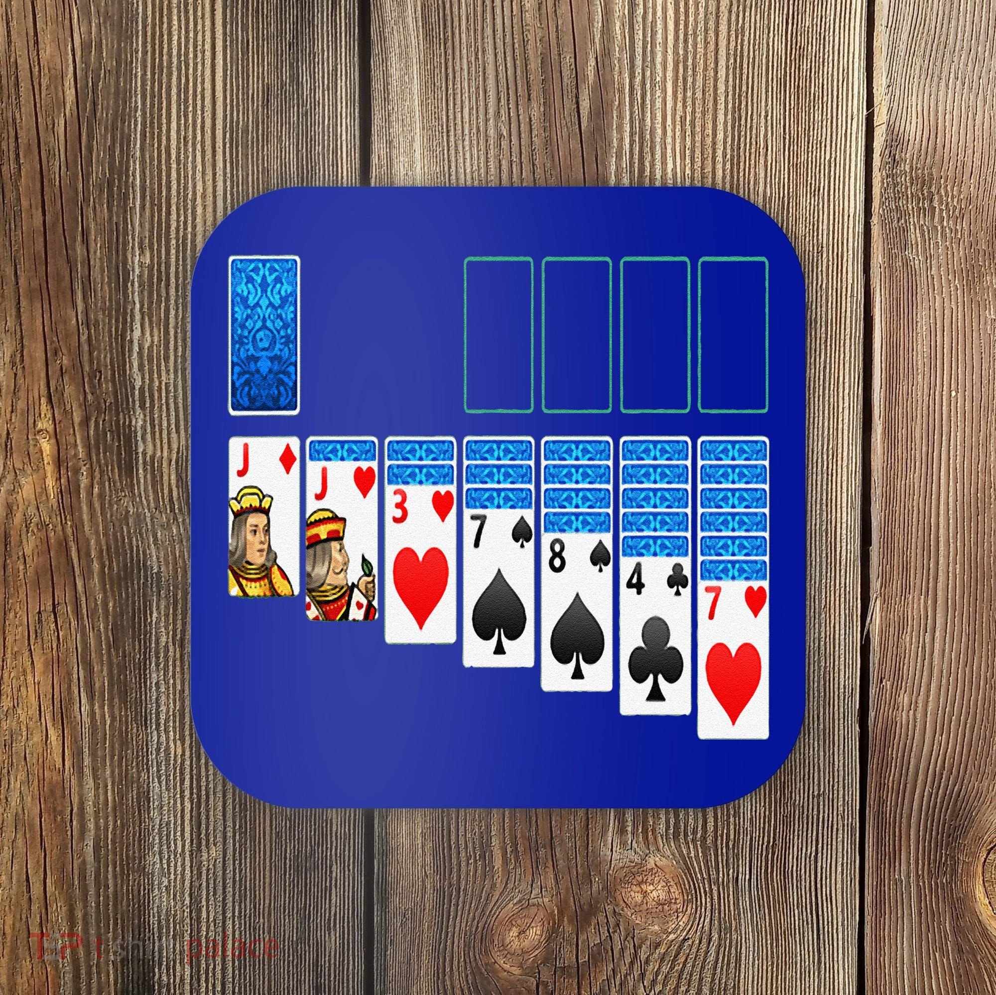 Solitaire Game Costume Board Games Halloween Costume Gift Coaster