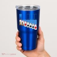 Solitaire Game Costume Board Games Halloween Costume Gift Tumbler thumb 2