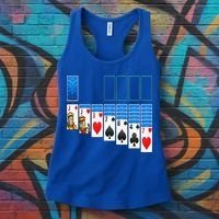 Solitaire Game Costume Board Games Halloween Costume Gift Women's Tank Top thumb 3