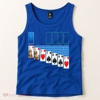 Solitaire Game Costume Board Games Halloween Costume Gift Tank Top thumb 2