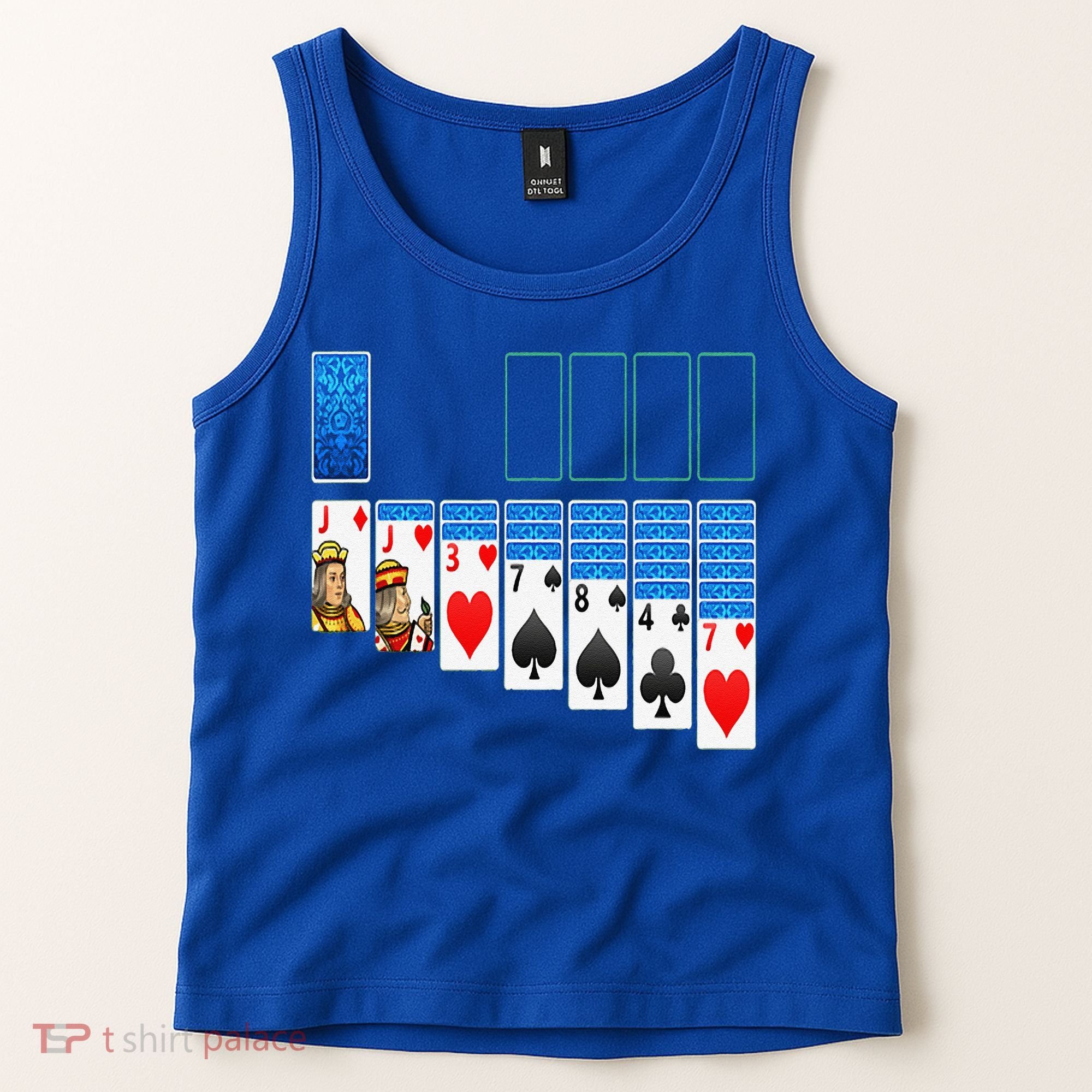Solitaire Game Costume Board Games Halloween Costume Gift Tank Top