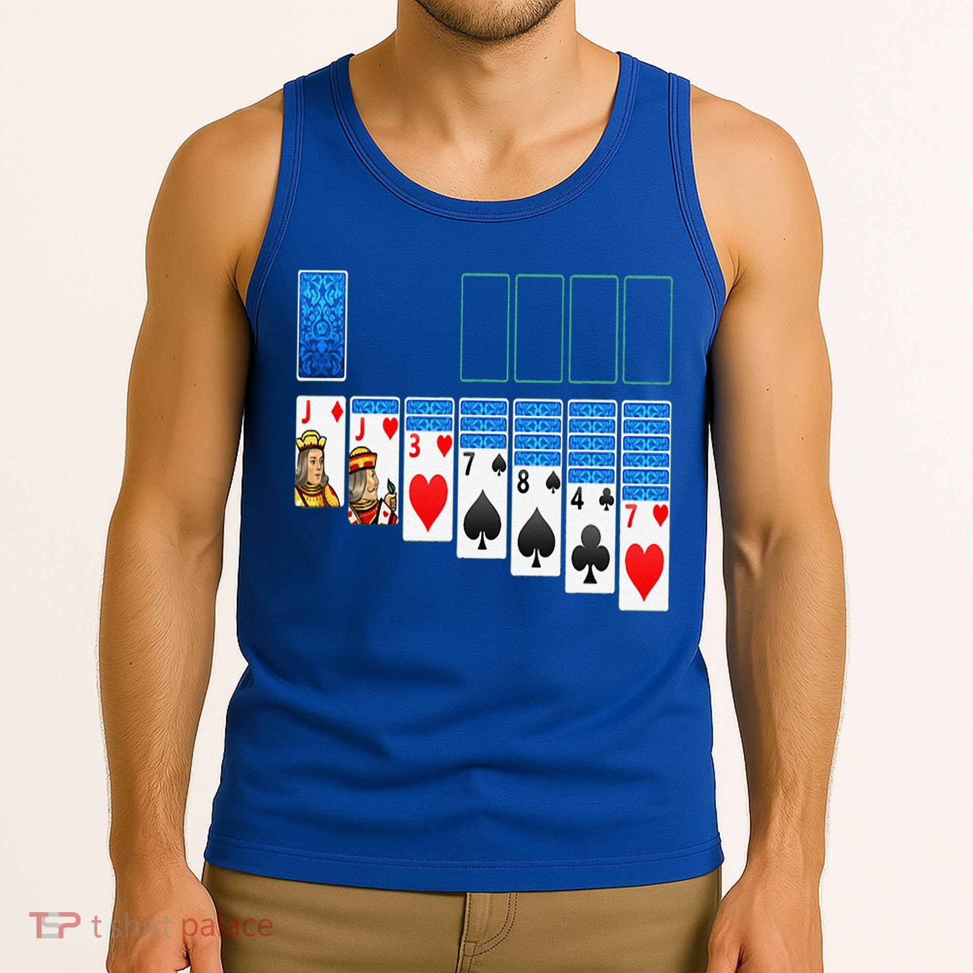 Solitaire Game Costume Board Games Halloween Costume Gift Tank Top