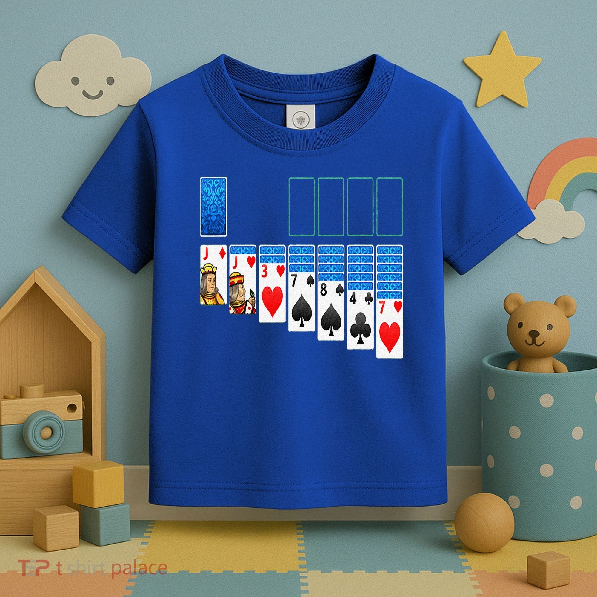 Solitaire Game Costume Board Games Halloween Costume Gift Toddler T-Shirt