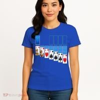 Solitaire Game Costume Board Games Halloween Costume Gift Women's T-Shirt thumb 4