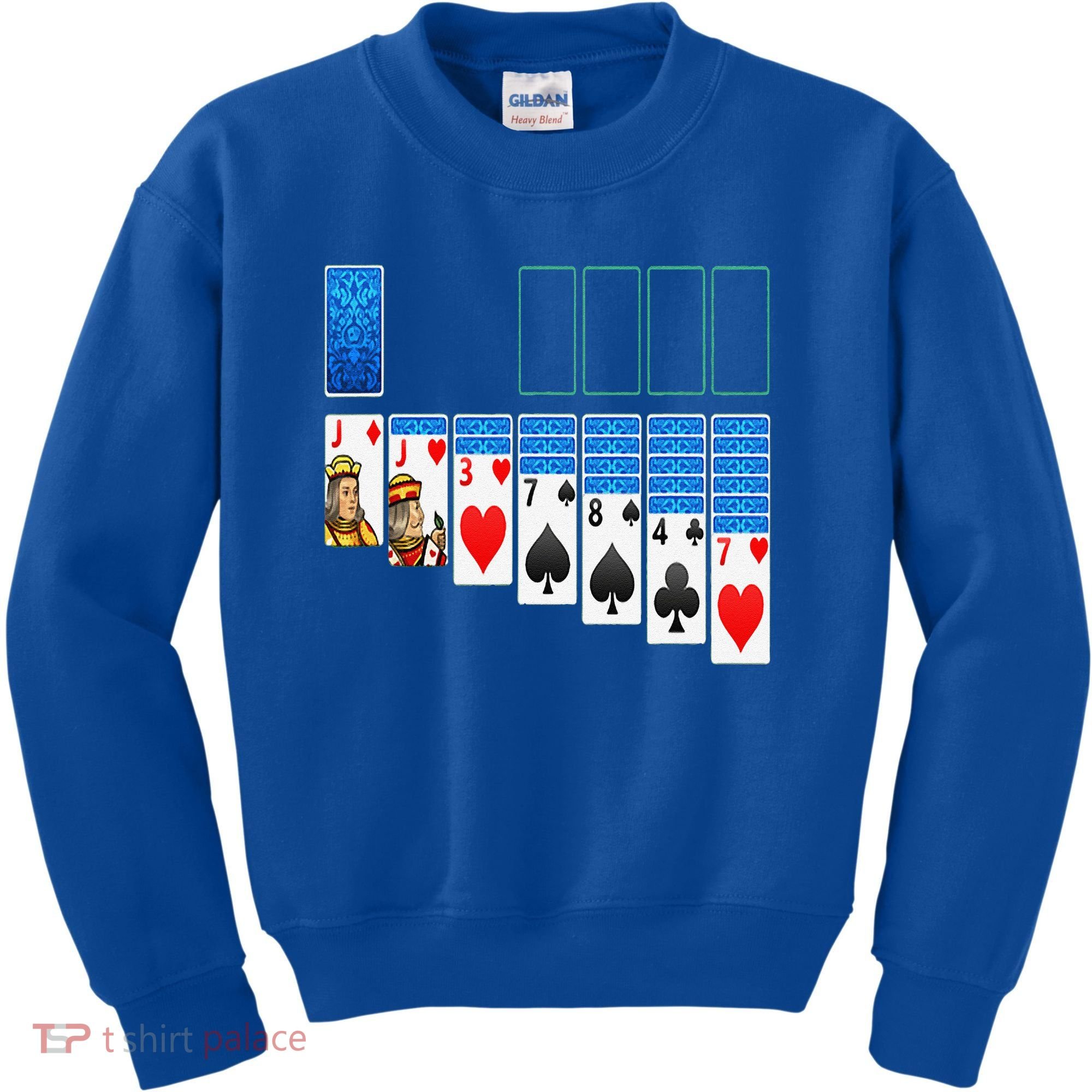 Solitaire Game Costume Board Games Halloween Costume Gift Kids Sweatshirt