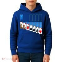 Solitaire Game Costume Board Games Halloween Costume Gift Kids Hoodie thumb 4