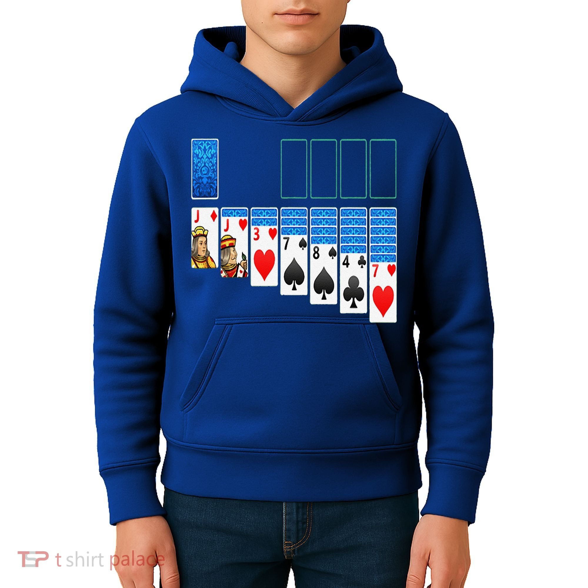 Solitaire Game Costume Board Games Halloween Costume Gift Kids Hoodie