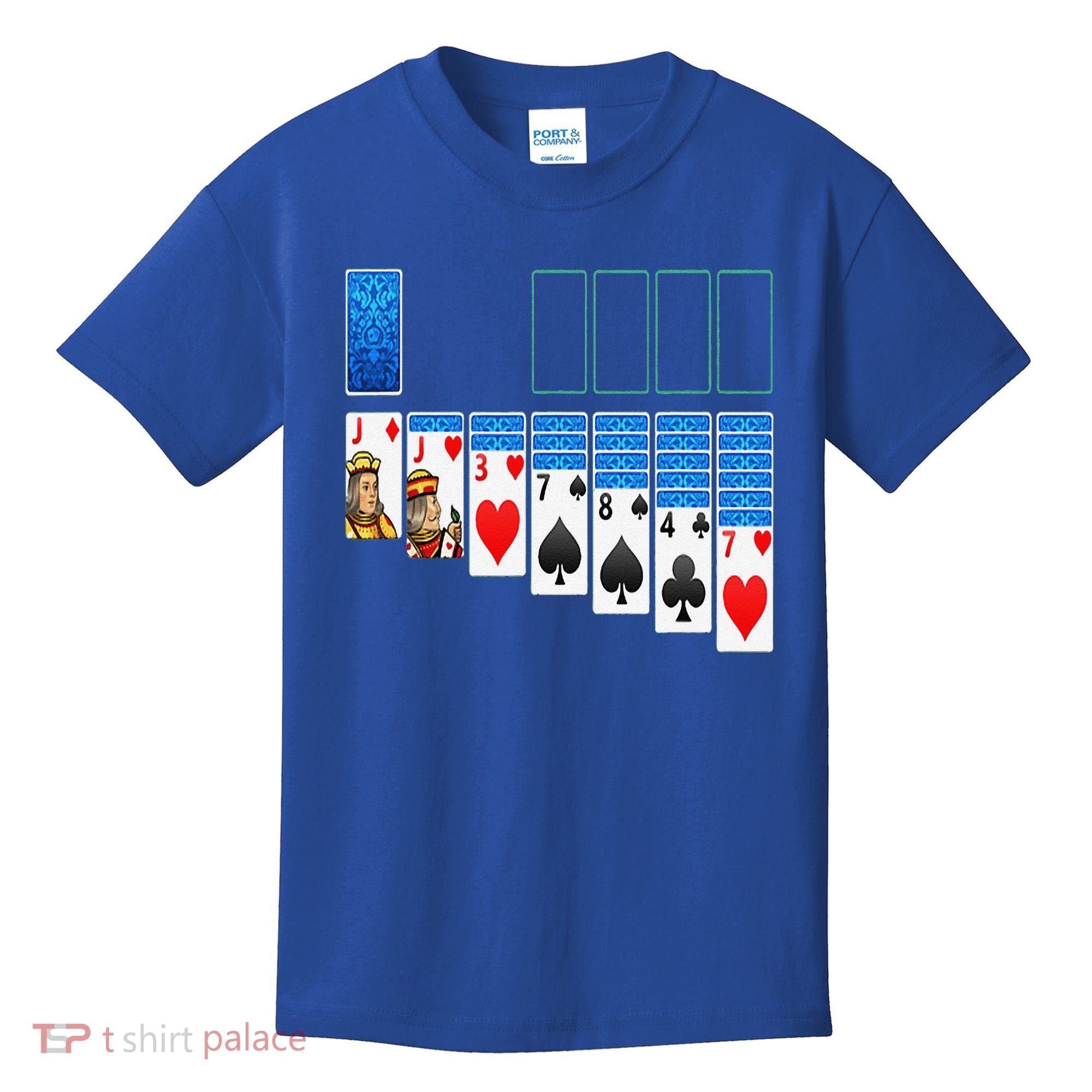 Solitaire Game Costume Board Games Halloween Costume Gift Kids T-Shirt