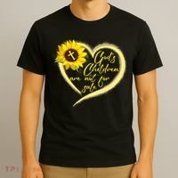 Sunflower Gods Children Are Not For Sale Fun Gods Children T-Shirt thumb 3