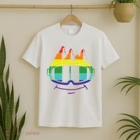 Ski Googles Colorful Skiing Sport T-Shirt thumb 2