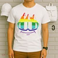 Ski Googles Colorful Skiing Sport T-Shirt thumb 6